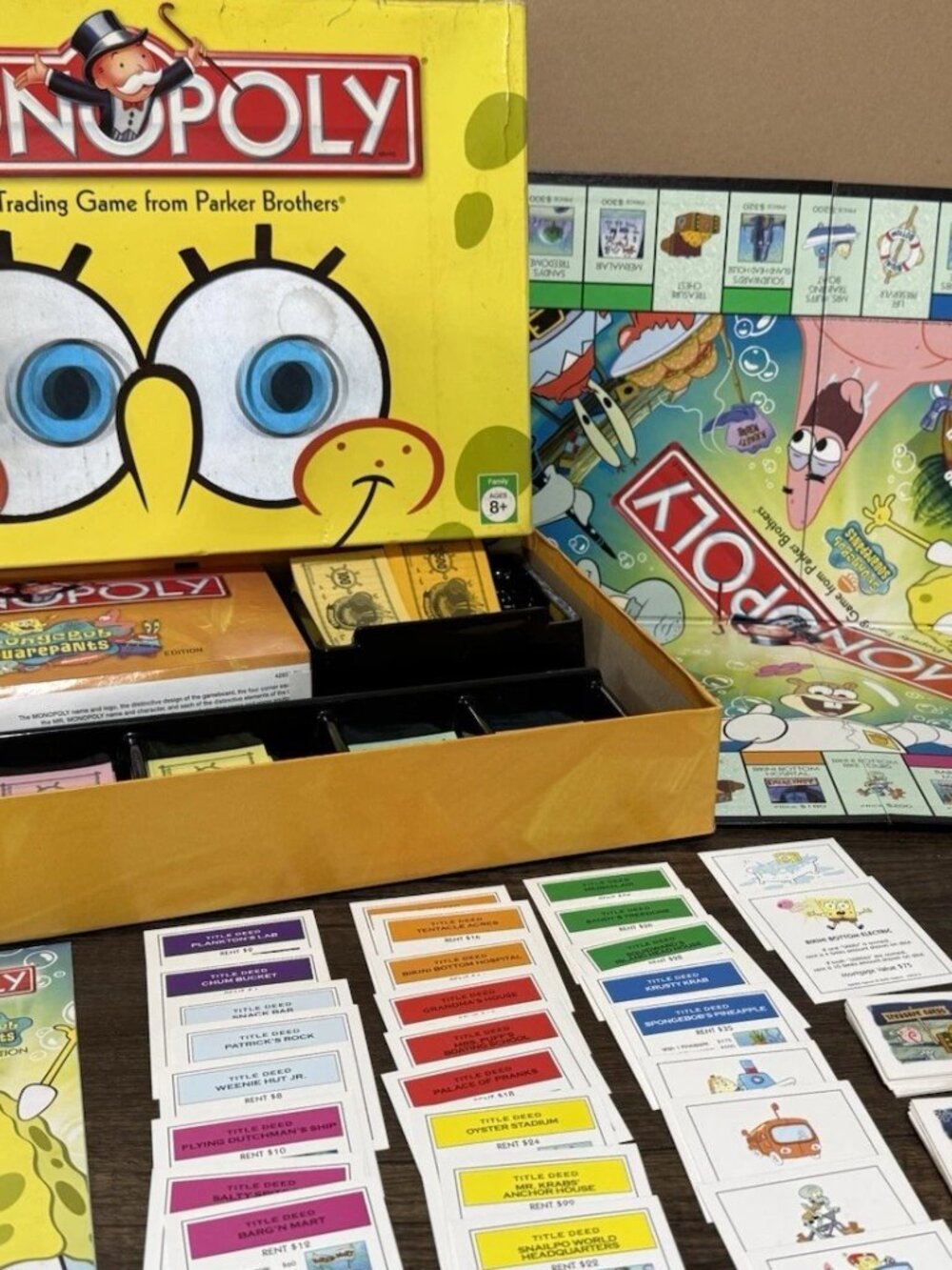 New:Monopoly Spongebob Squarepants Edition Board Game